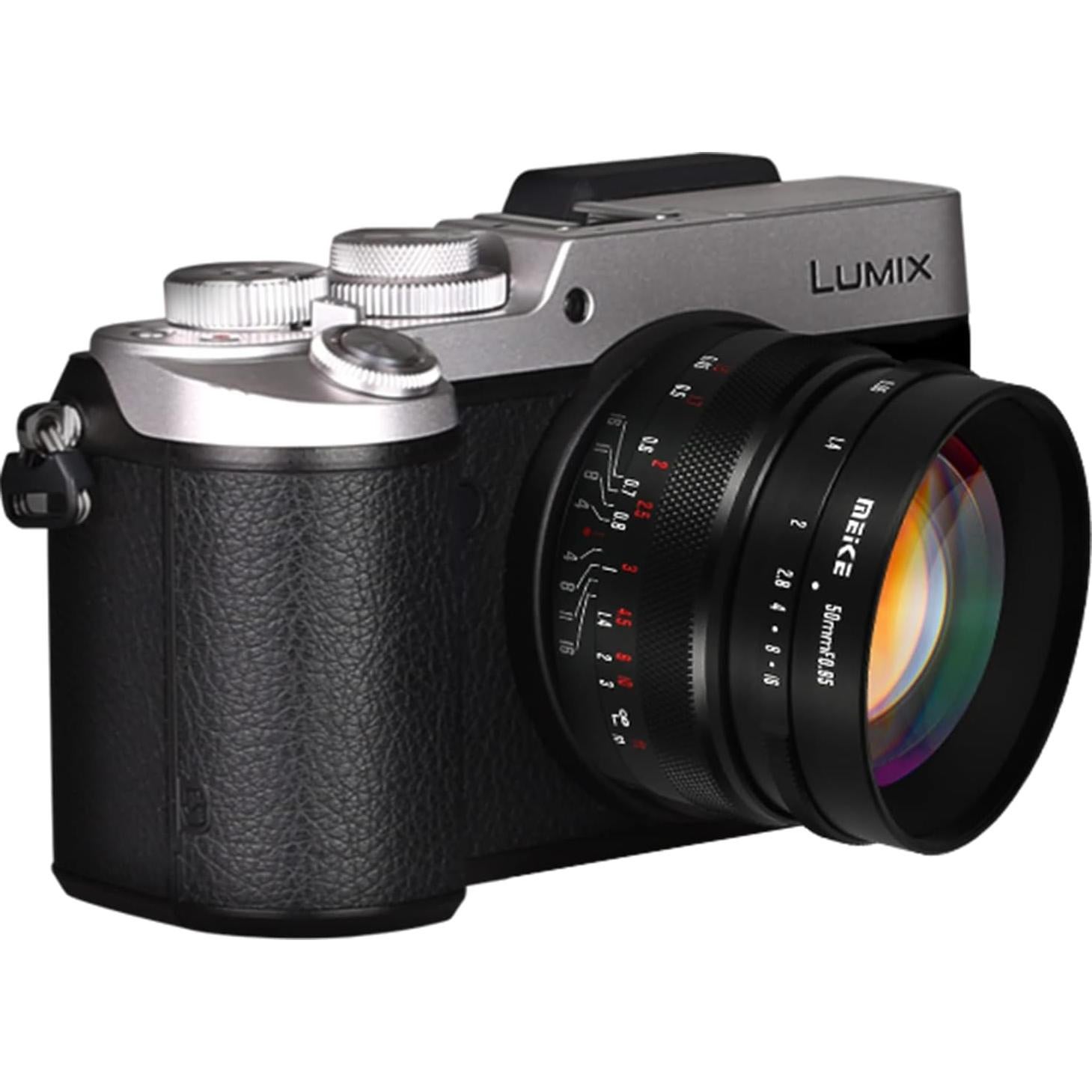 Lente Meike 50mm f0.95 Manual para Panasonic M43