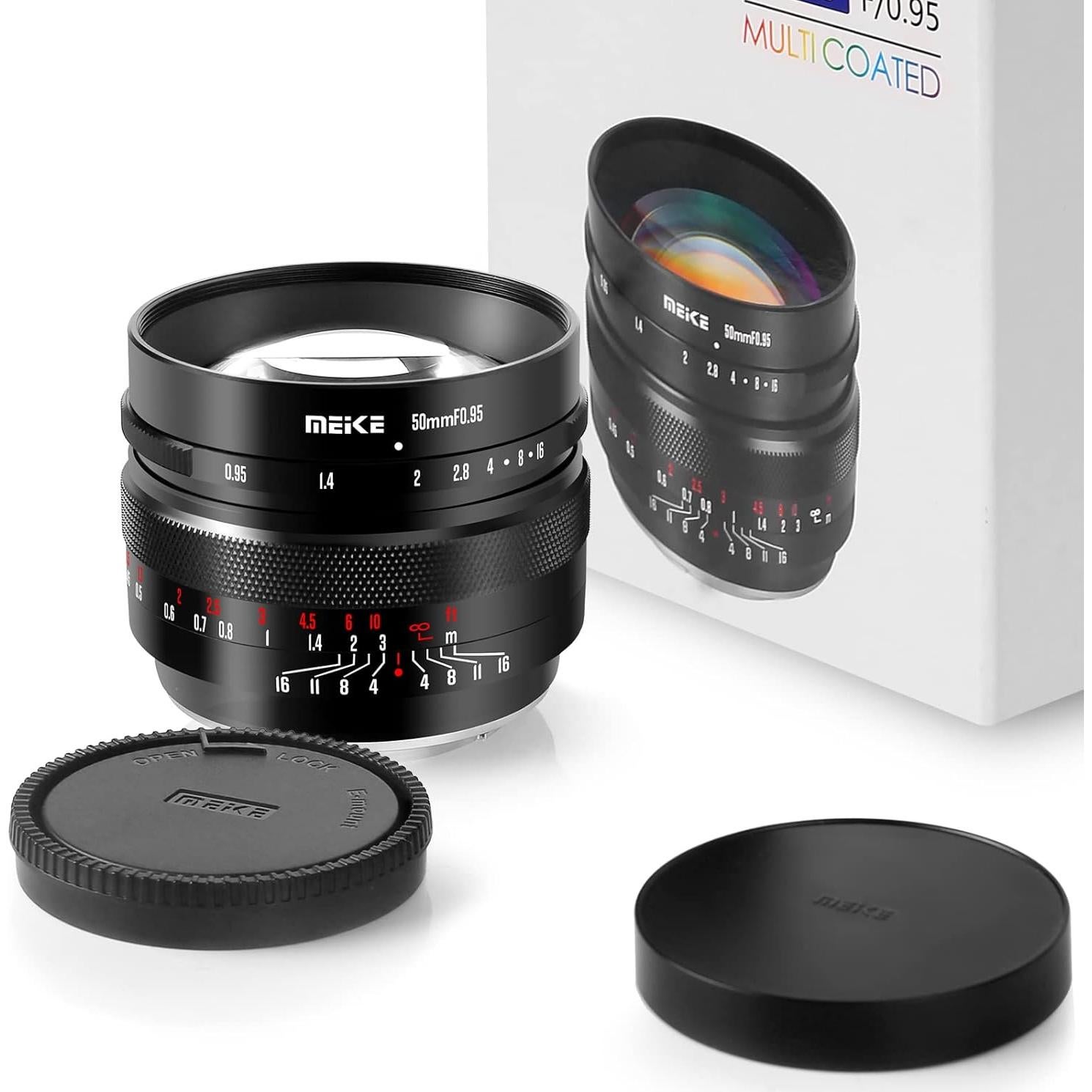 Lente Meike 50mm f0.95 Manual para Panasonic M43