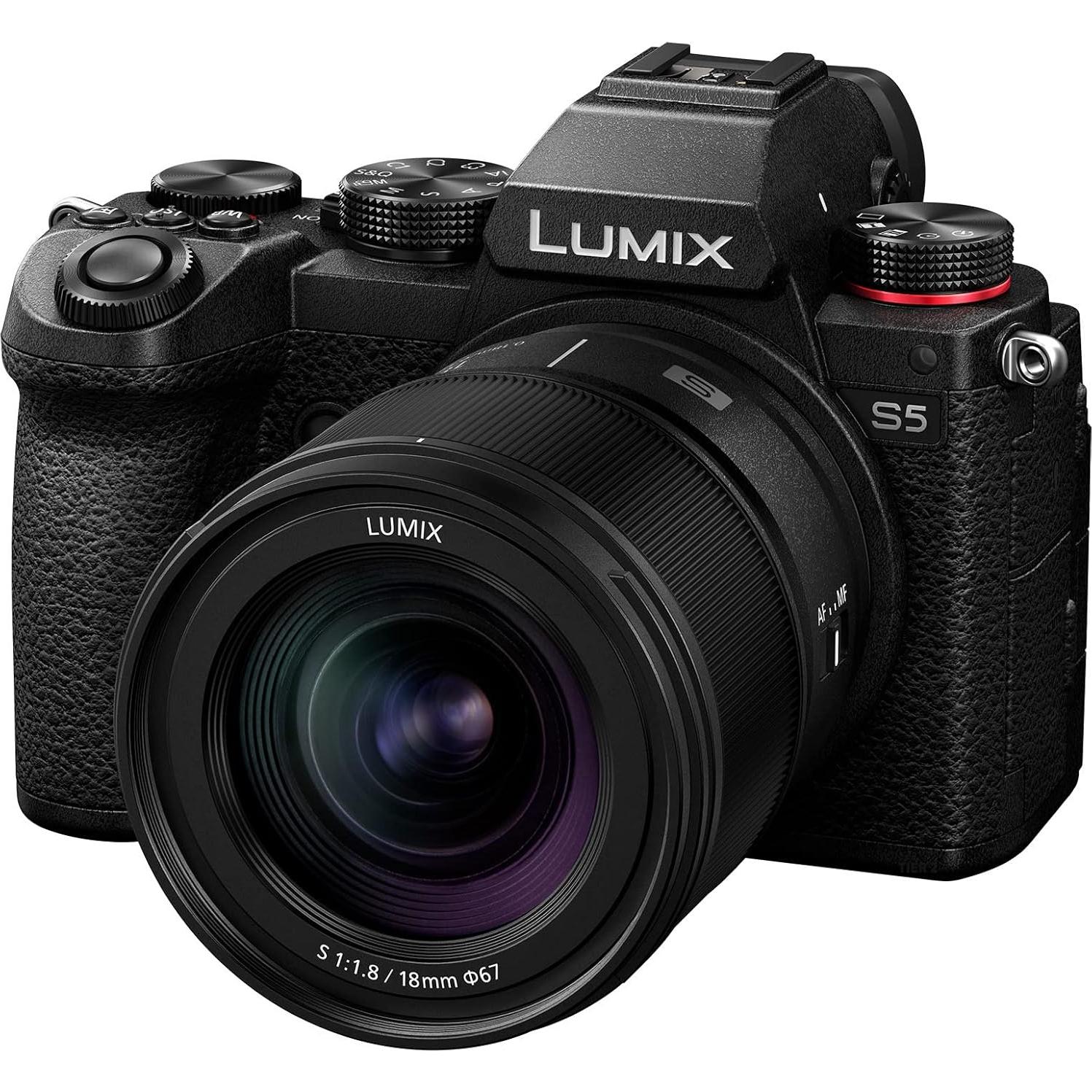 Lente Panasonic LUMIX S 18mm F1.8 L-Mount para Cámaras Sin Espejo