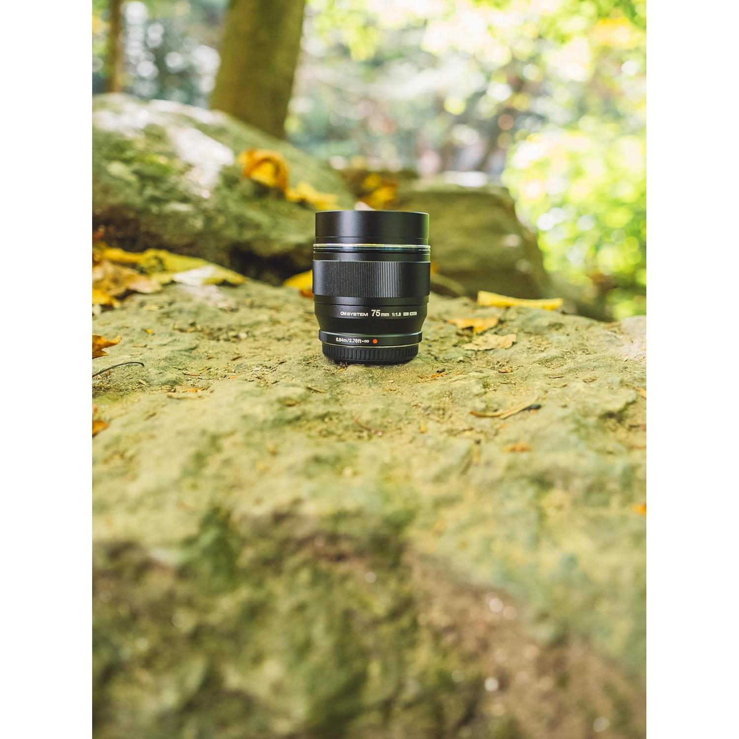 Lente OM SYSTEM M.Zuiko Digital ED 75mm f/1.8 Micro Cuatro Tercios