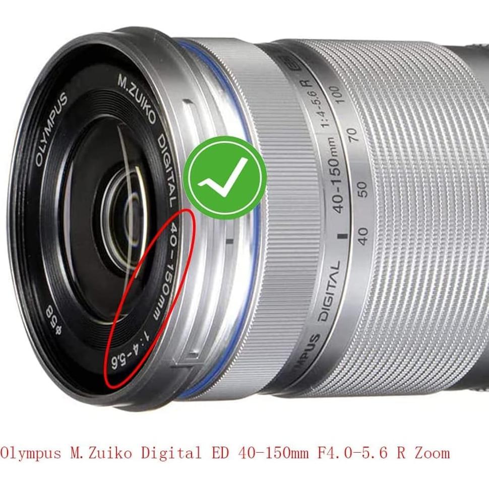 Tapa de lente 58mm Huipuxiang para Olympus M.Zuiko 40-150mm