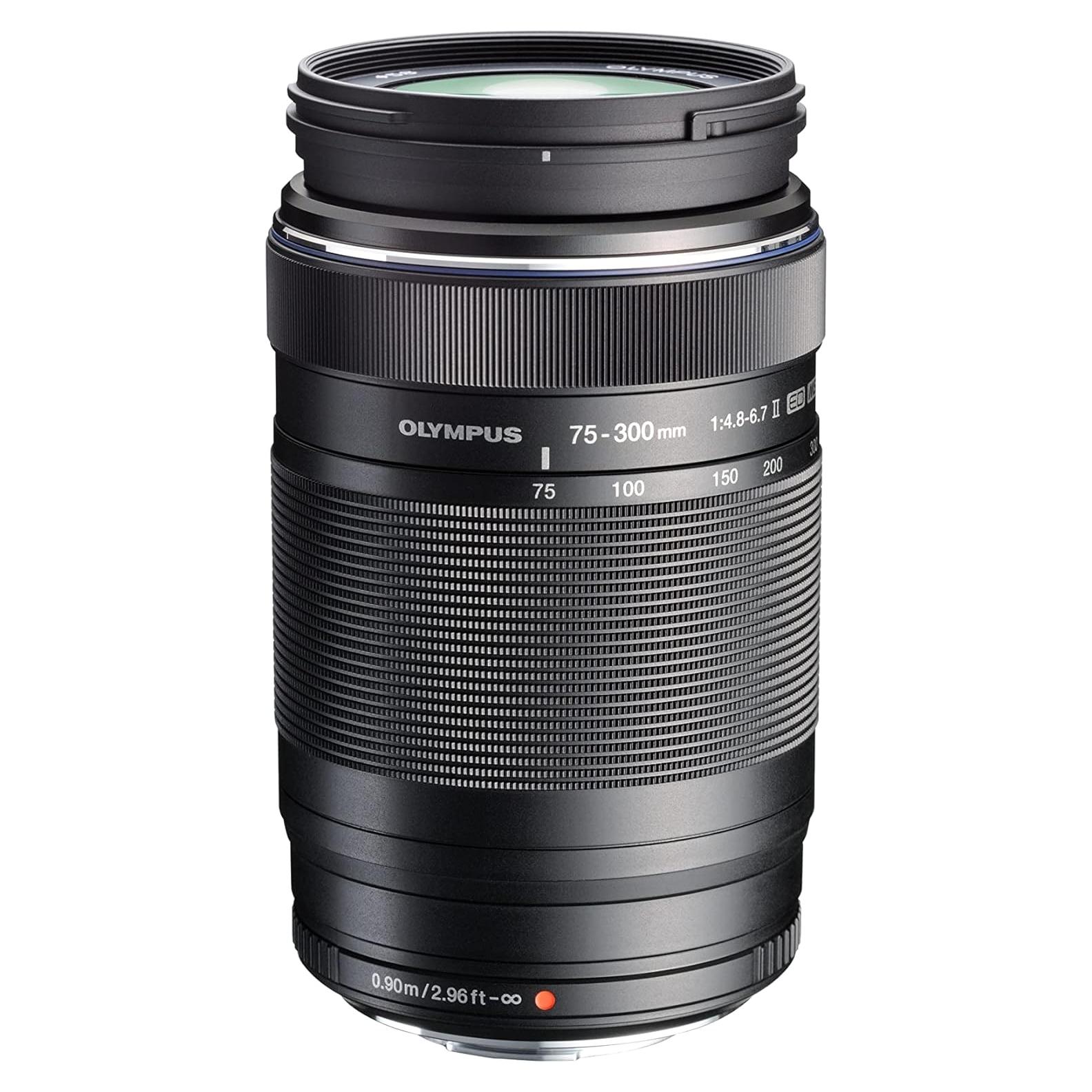 Lente Zoom Olympus M.Zuiko 75-300mm F4.8-6.7 Micro Cuatro Tercios