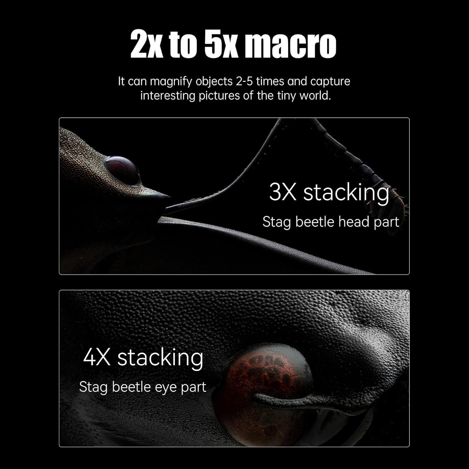 Lente Ultra Macro AstrHori 25mm F2.8 2X-5X para Cámaras Sin Espejo