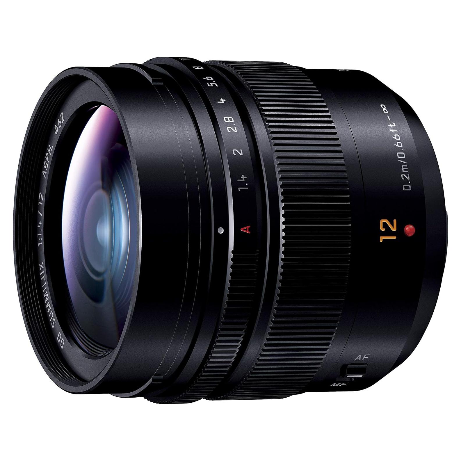 Lente Panasonic Leica DG Summilux 12mm F/1.4 ASPH. para Micro Cuatro Tercios