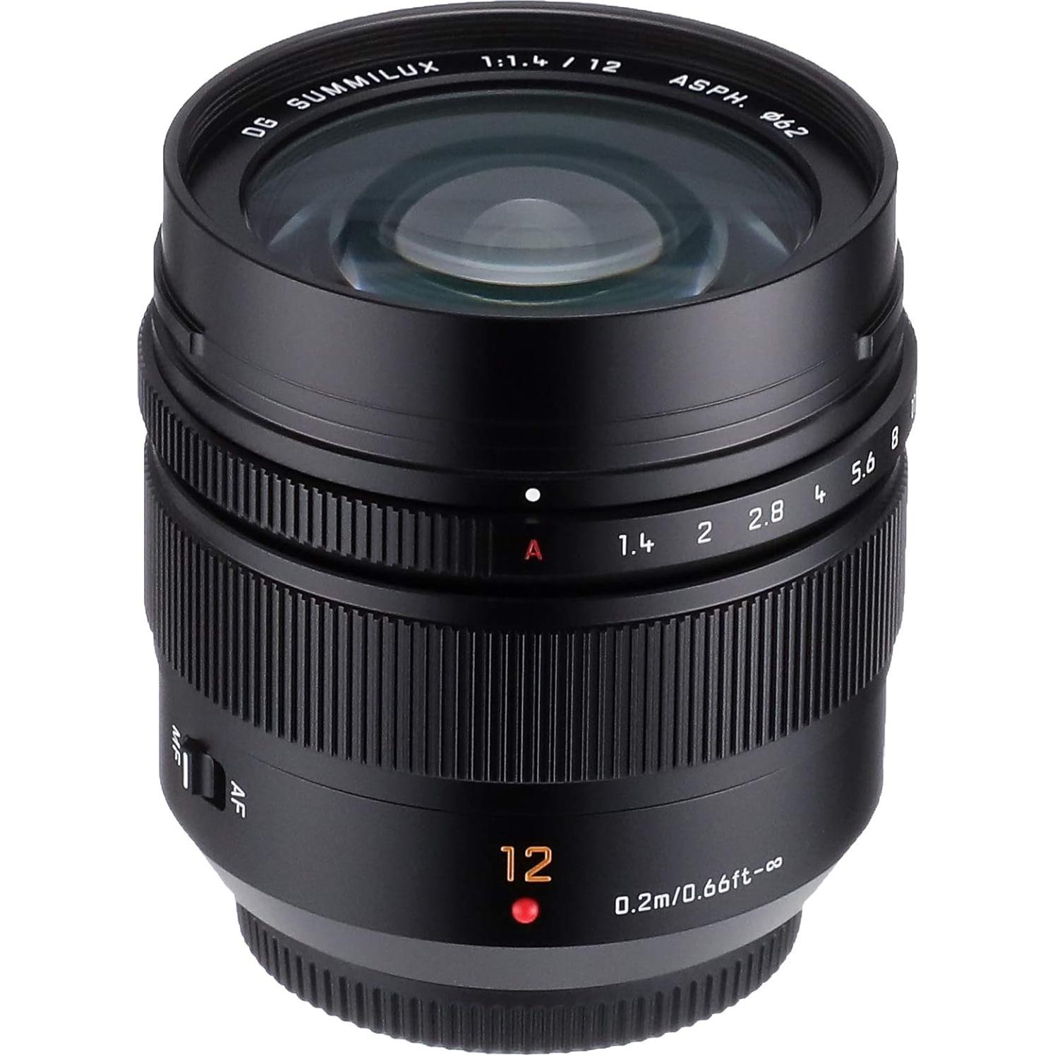 Lente Panasonic Leica DG Summilux 12mm F/1.4 ASPH. para Micro Cuatro Tercios