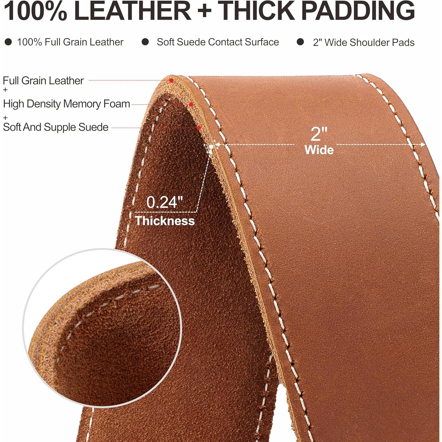 Arnés de cámara individual Padwa Lifestyle cuero marrón 20kg