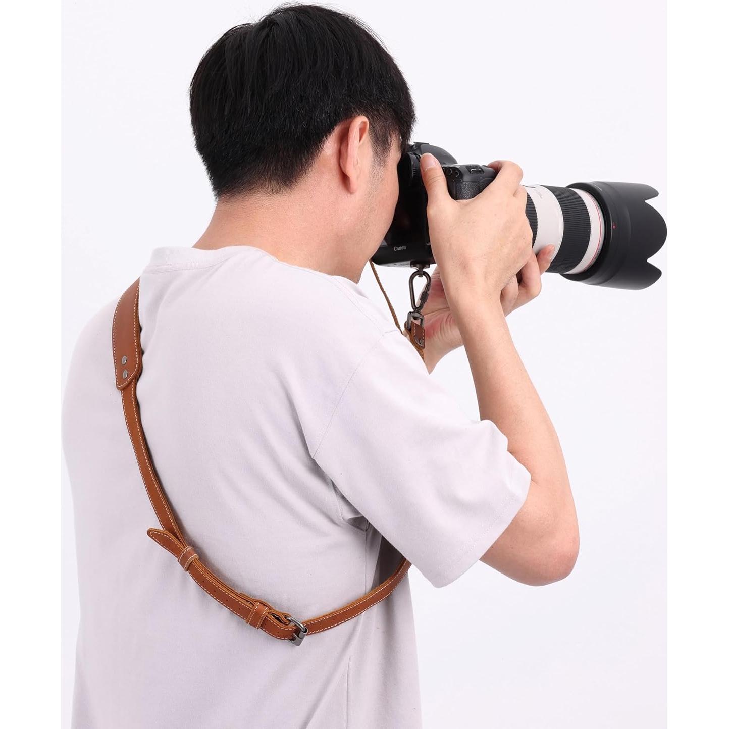 Arnés de cámara individual Padwa Lifestyle cuero marrón 20kg