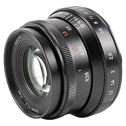 Lente 7artisans 35mm F1.2 Manual para Olympus Panasonic M4/3