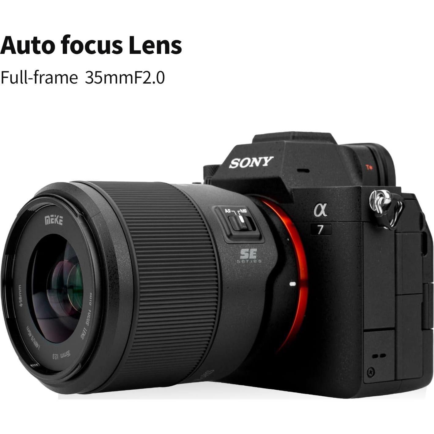 Lente Meike 35mm F2.0 Auto Enfoque para Sony E Mount