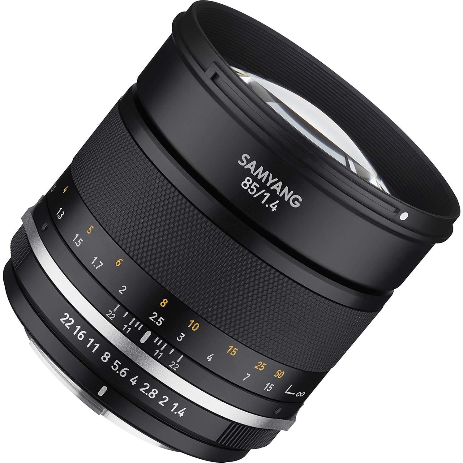 Lente Telefoto Samyang MK2 85mm F1.4 para MFT Sellado