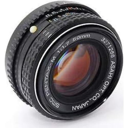 Lente Pentax SMC 50mm F1.7 Manual para Cámaras SLR DSLR