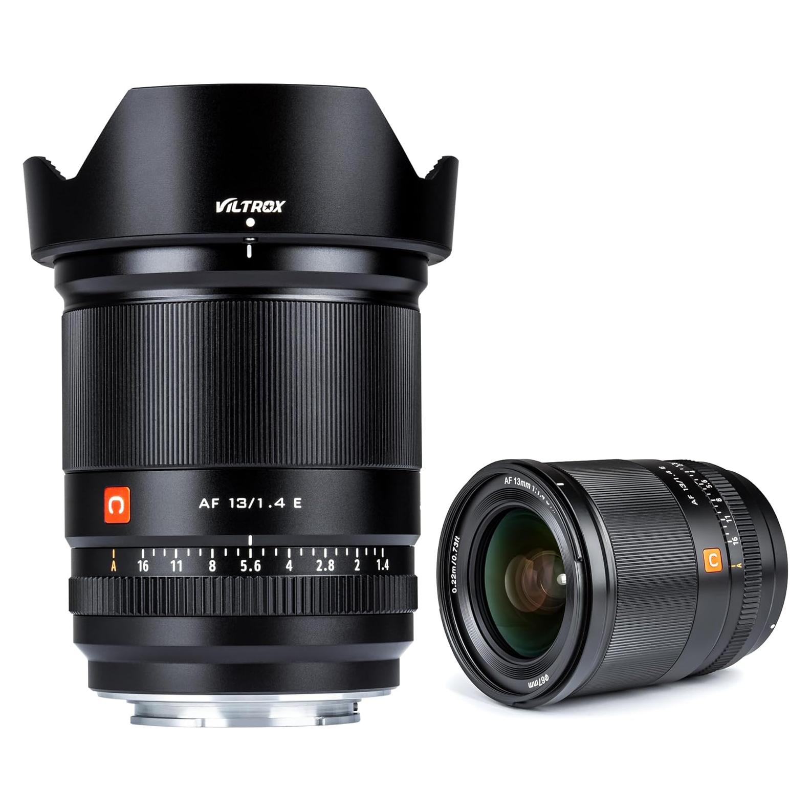 Lente Gran Angular VILTROX 13mm F1.4 Montura E para Sony