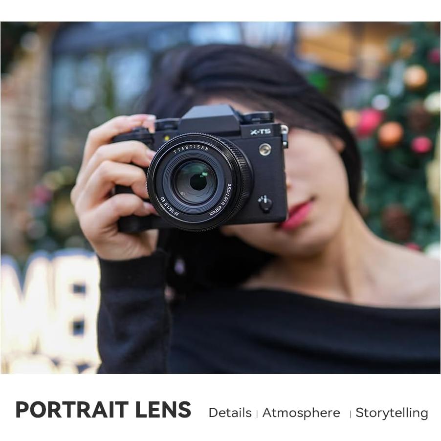 Lente TTArtisan AF 56mm F1.8 para Fujifilm X-Mount - Negro