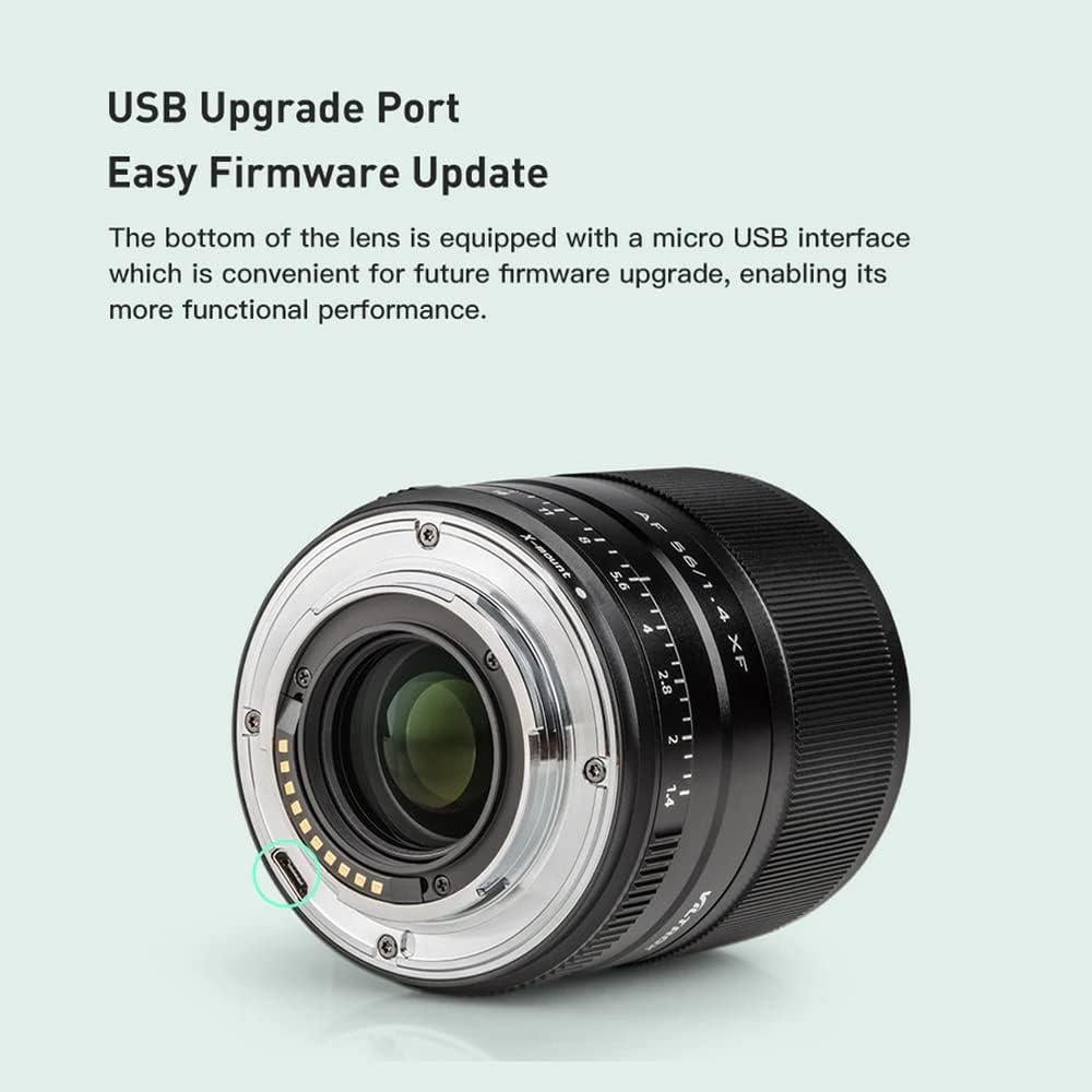 Lente VILTROX 56mm F1.4 AF para cámaras Fuji Montura X