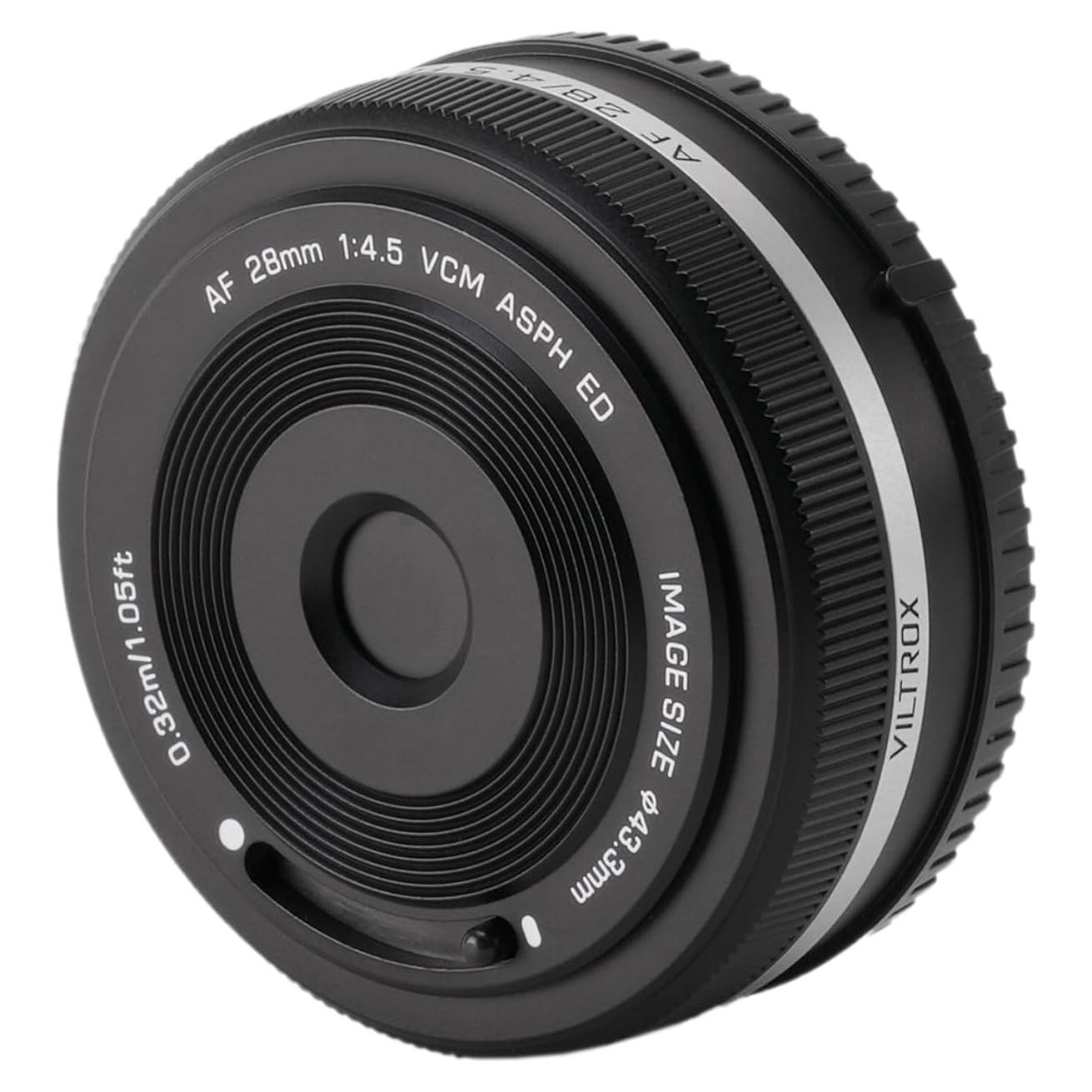 Lente Pancake VILTROX 28mm F4.5 para Sony E - Gran Angular Compacto