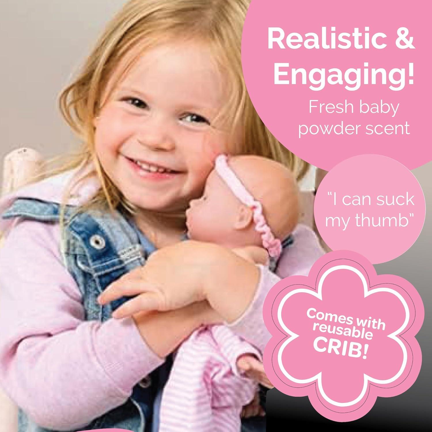 Muñeca de Bebé Adora Sweet Baby 28 cm Suave y Lavable