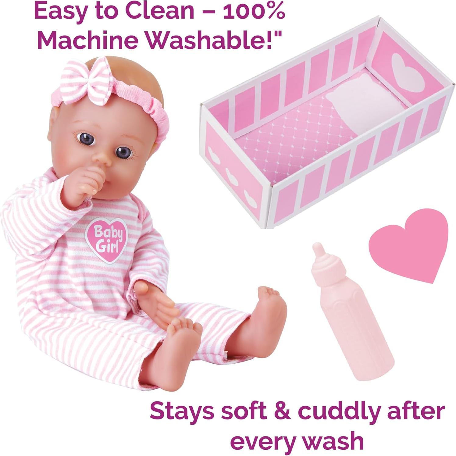 Muñeca de Bebé Adora Sweet Baby 28 cm Suave y Lavable