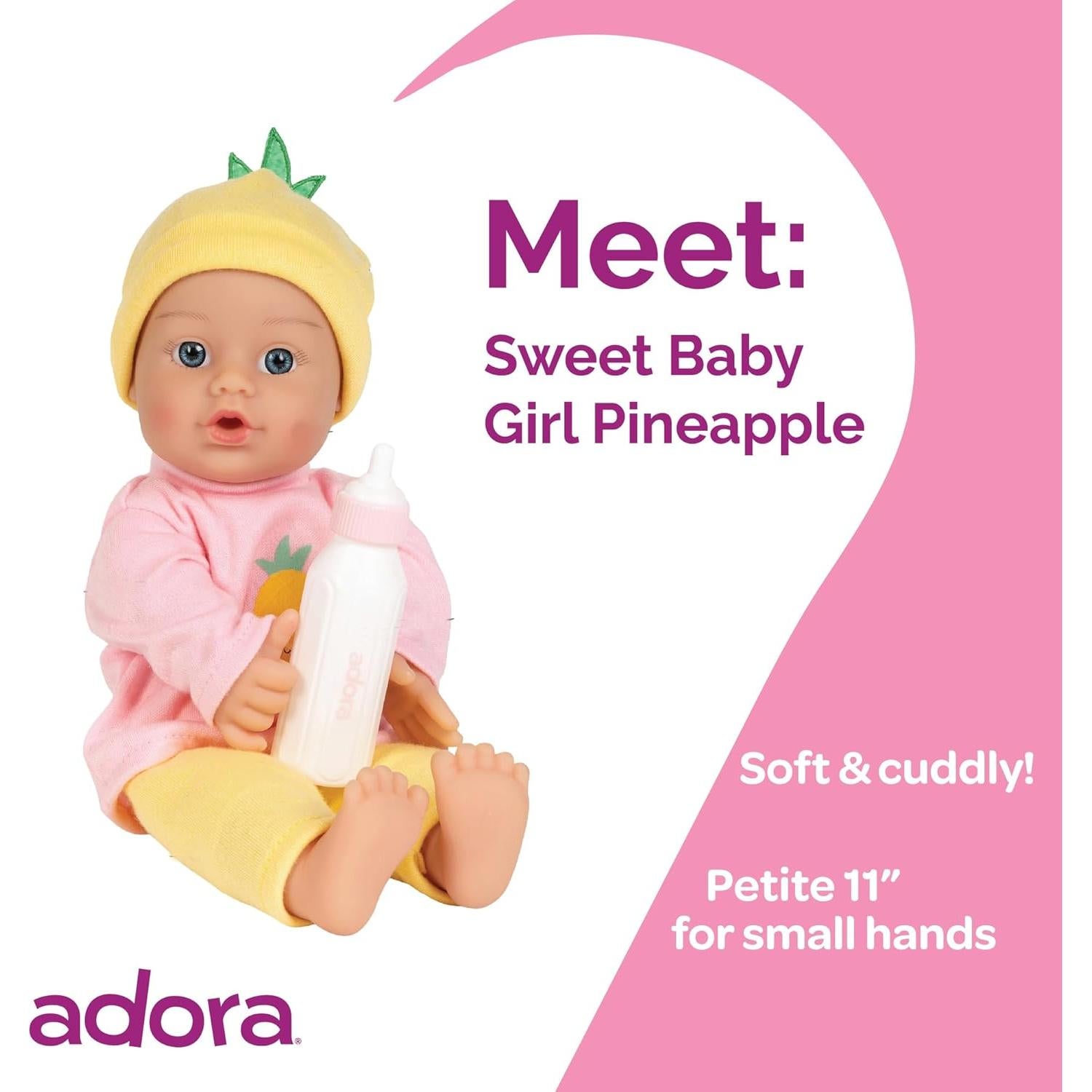 Muñeca de Bebé Adora Sweet Baby 28 cm Suave y Lavable