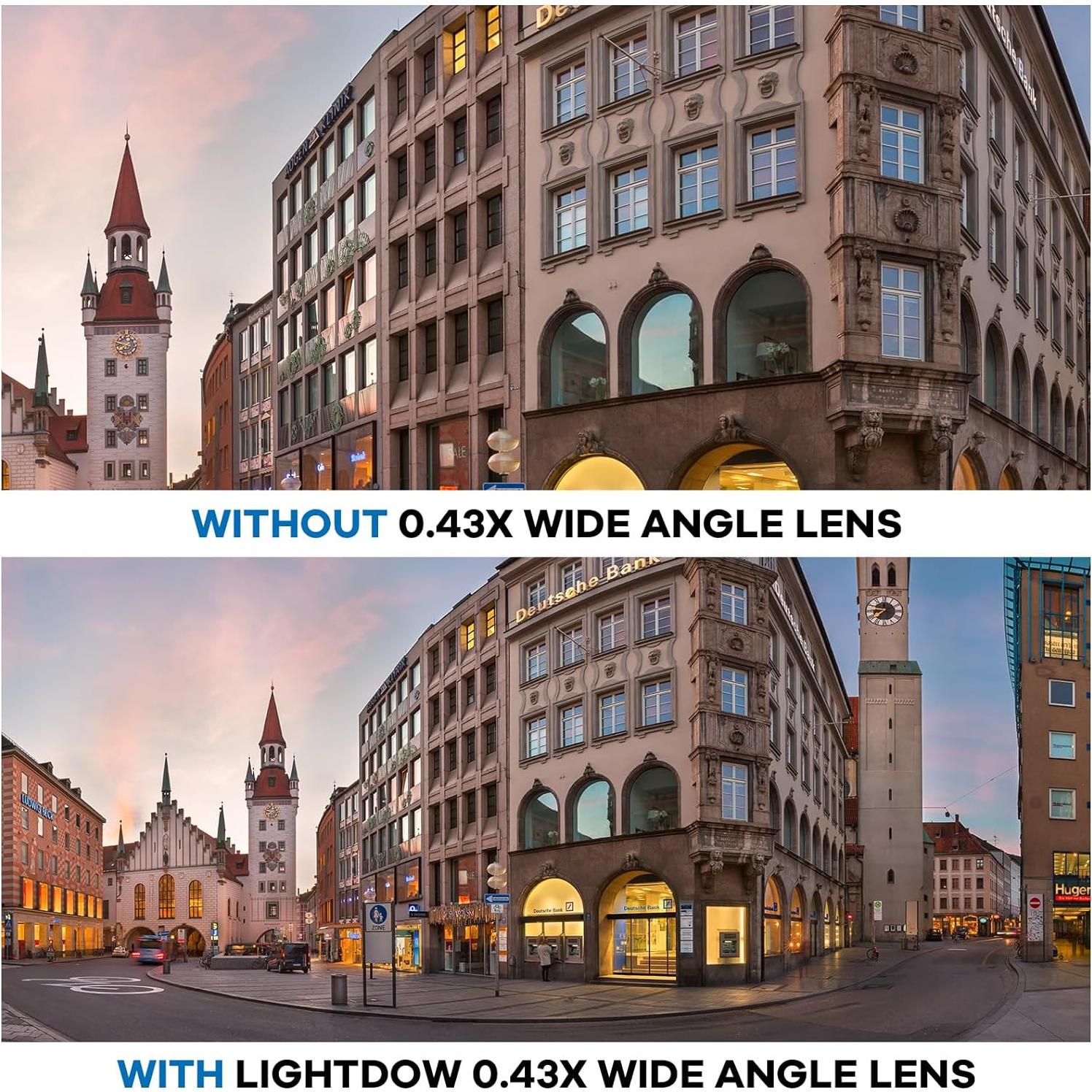 Lente Gran Angular Lightdow 49mm HD para Canon y Sony