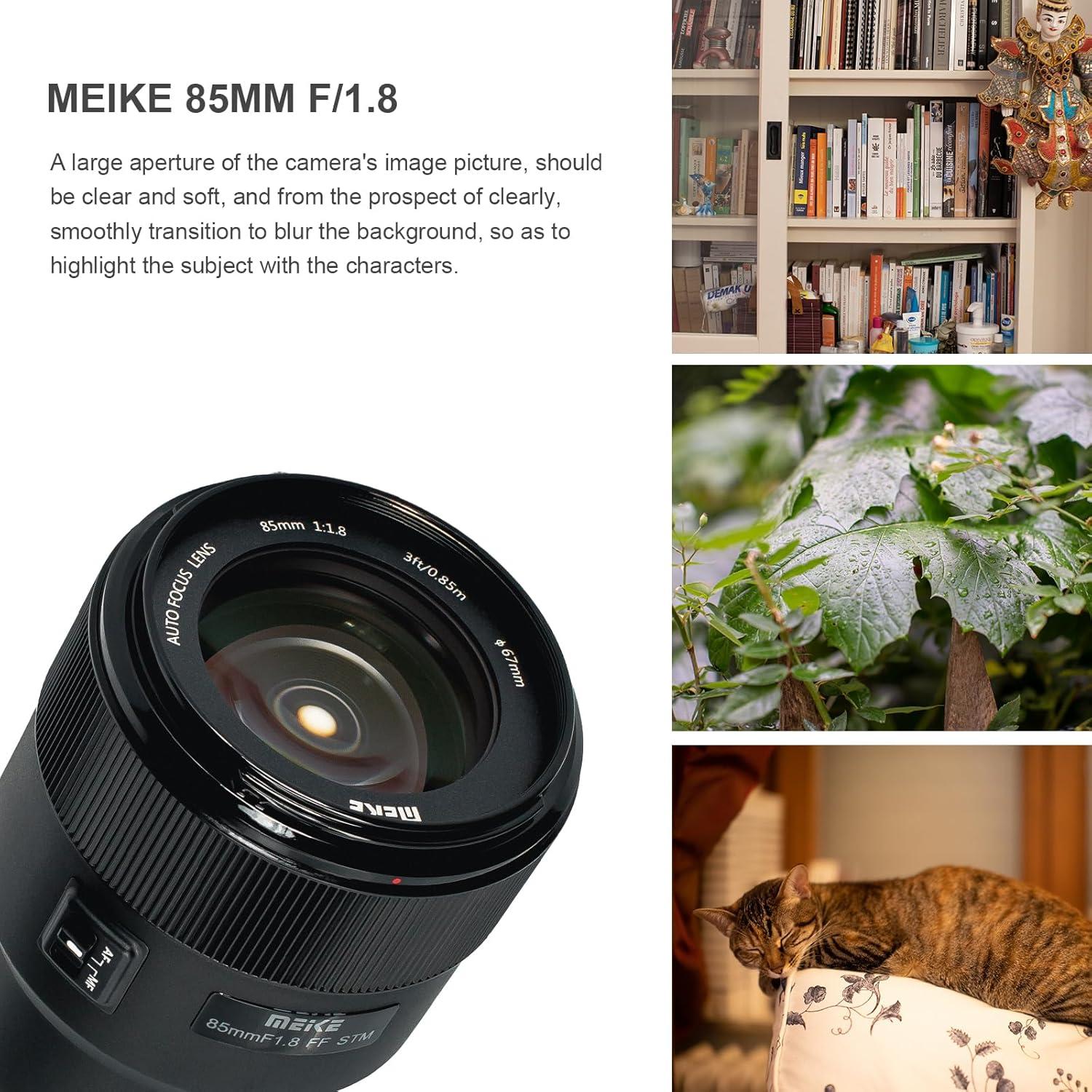 Lente Meike 85mm f/1.8 AF STM para Nikon Z - Telefoto Prime