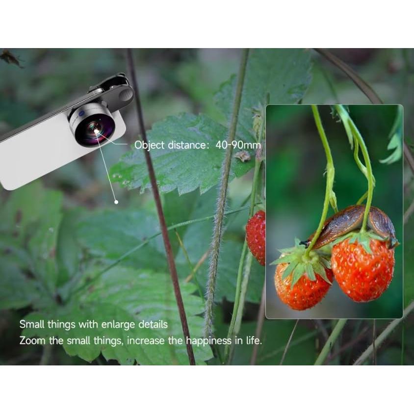 Kit de Lente Macro 32X MARTVSEN para Smartphone - 3 en 1