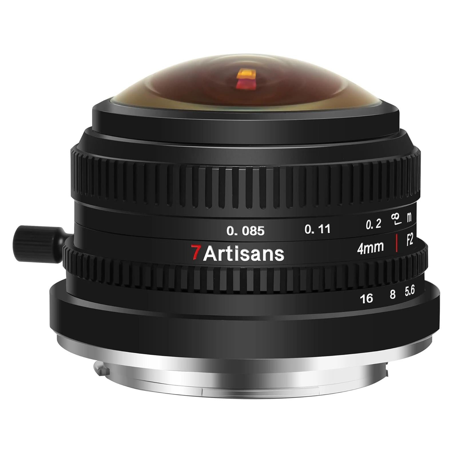 Lente Ojo de Pez 4mm F2.8 7Artisans para Canon Eos-M