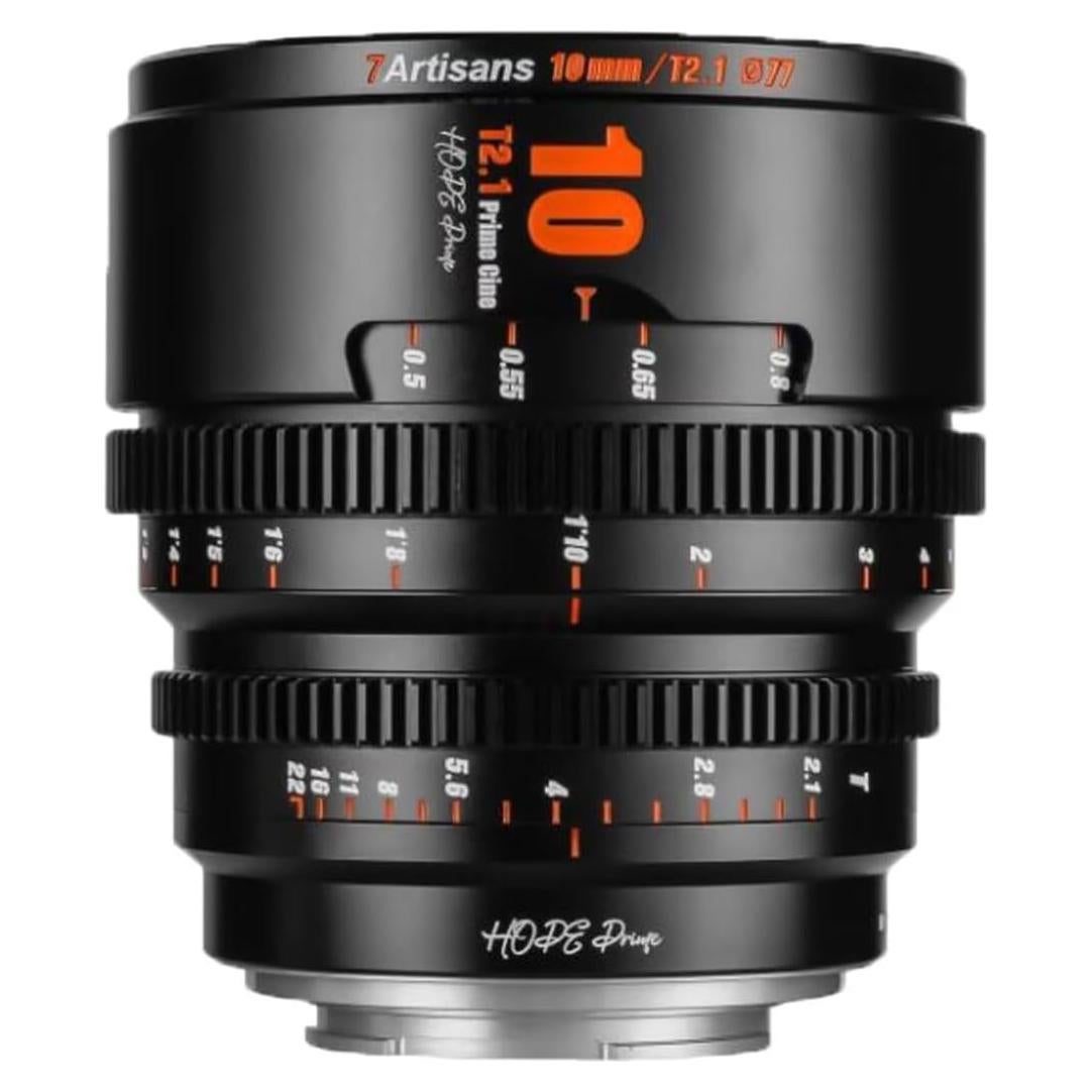Lente de Cine 7artisans T2.1 10mm para Canon RF APS-C