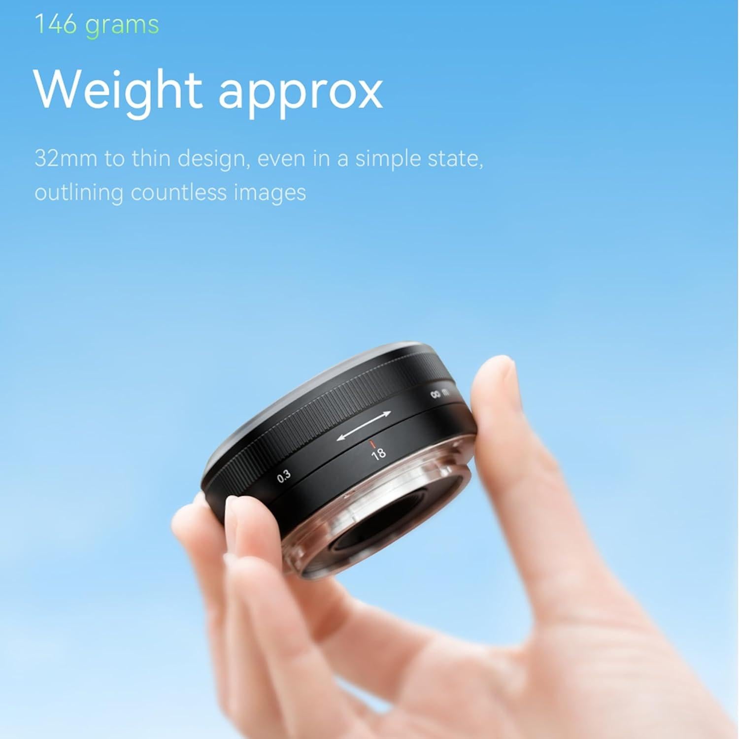 Lente 7artisans 18mm F5.6 para Montura Sony E - 98.7°