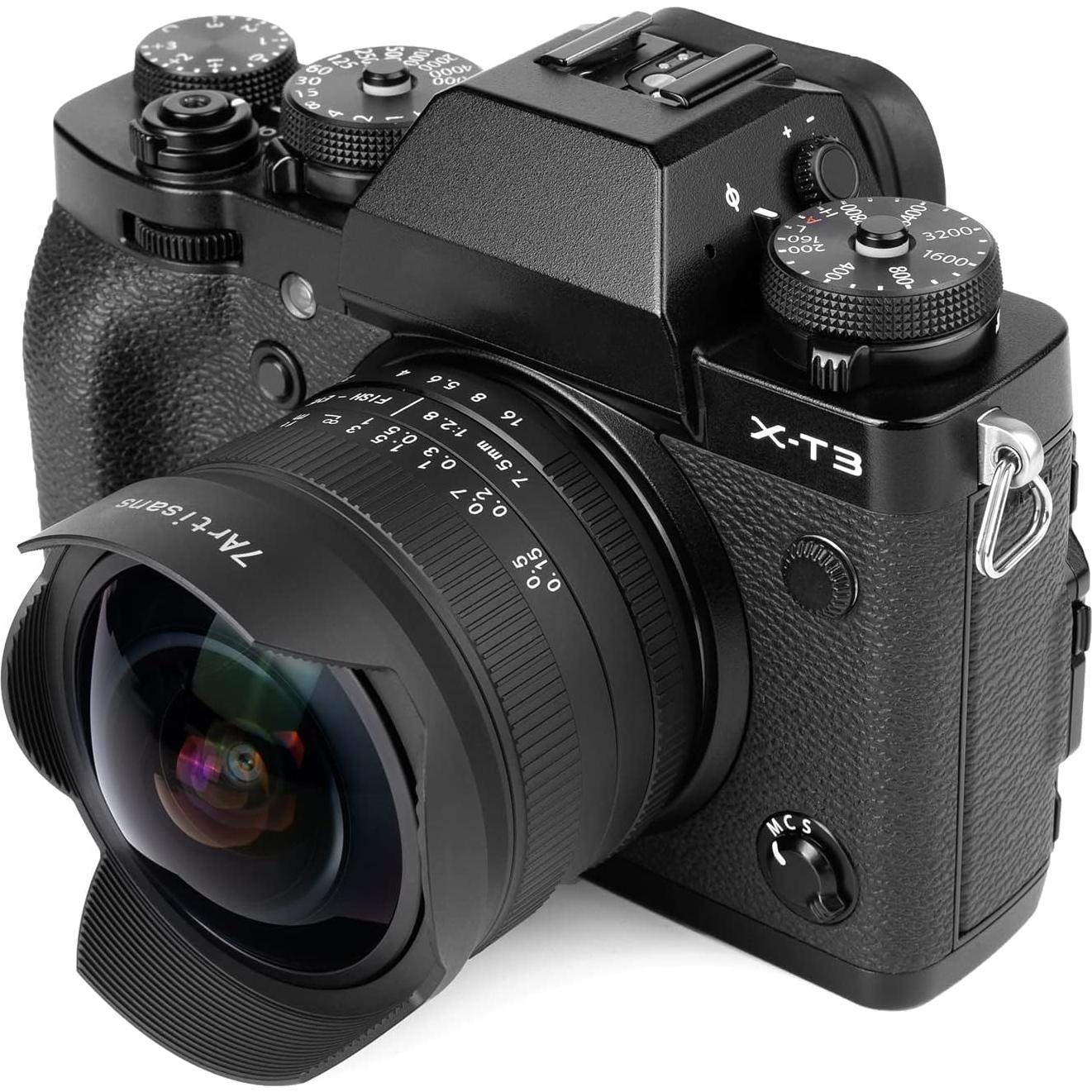 Lente Ojo de Pez 7artisans 7.5mm F2.8 II para Fujifilm FX