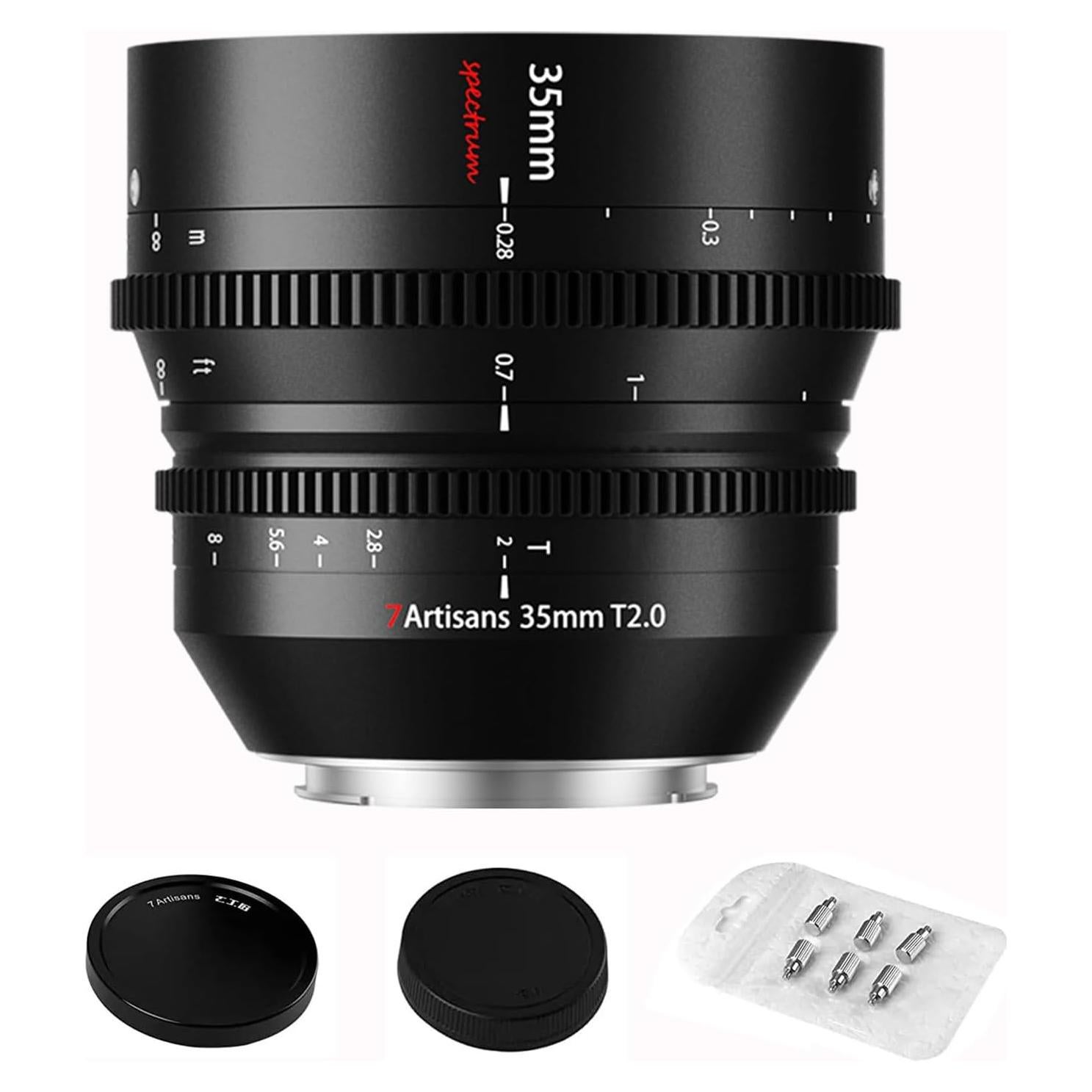 Lente de Cine 7artisans 35mm T2.0 para Nikon Z-Montaje