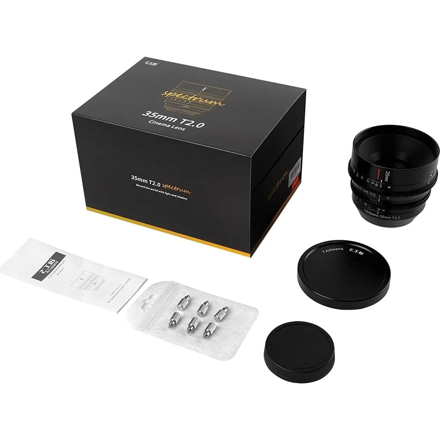 Lente de Cine 7artisans 35mm T2.0 para Nikon Z-Montaje