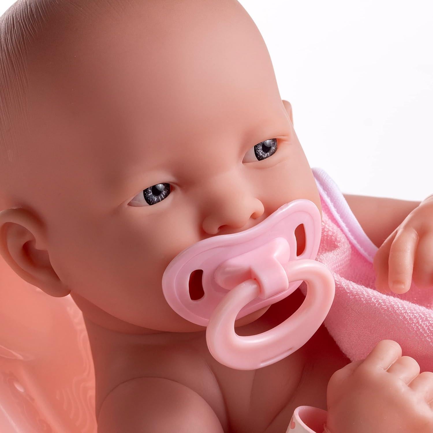 Juego de Bañera Deluxe 8 Piezas JC Toys - La Newborn Rosa