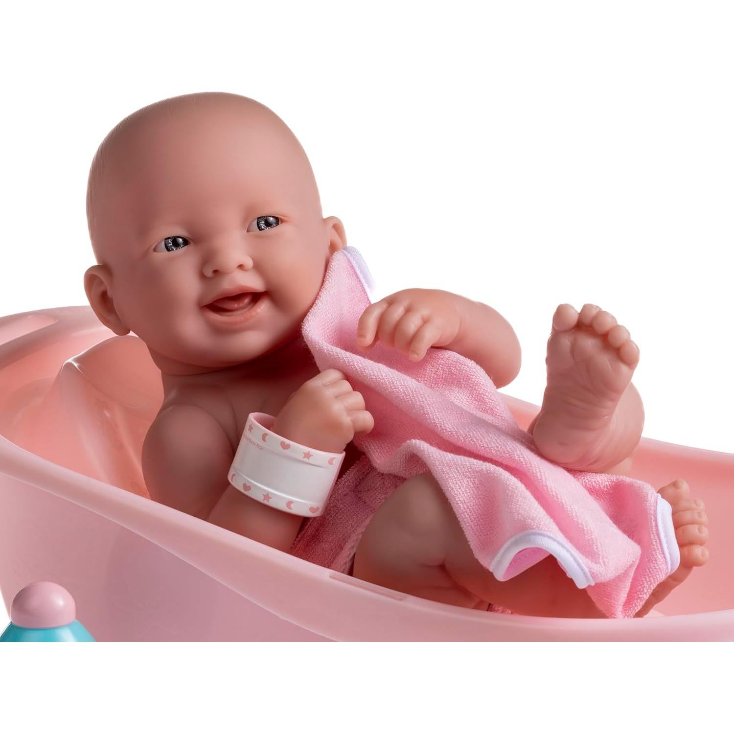 Juego de Bañera Deluxe 8 Piezas JC Toys - La Newborn Rosa