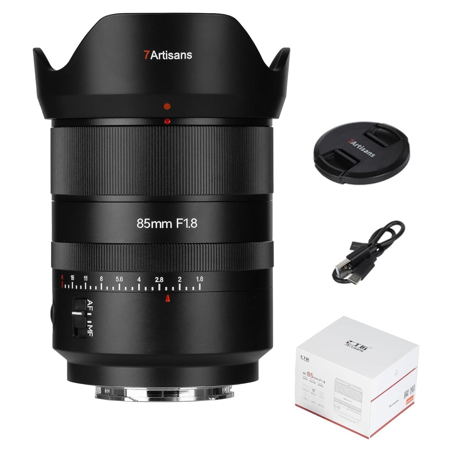 Lente 7artisans AF 85mm F1.8 para Nikon Z - Enfoque Automático