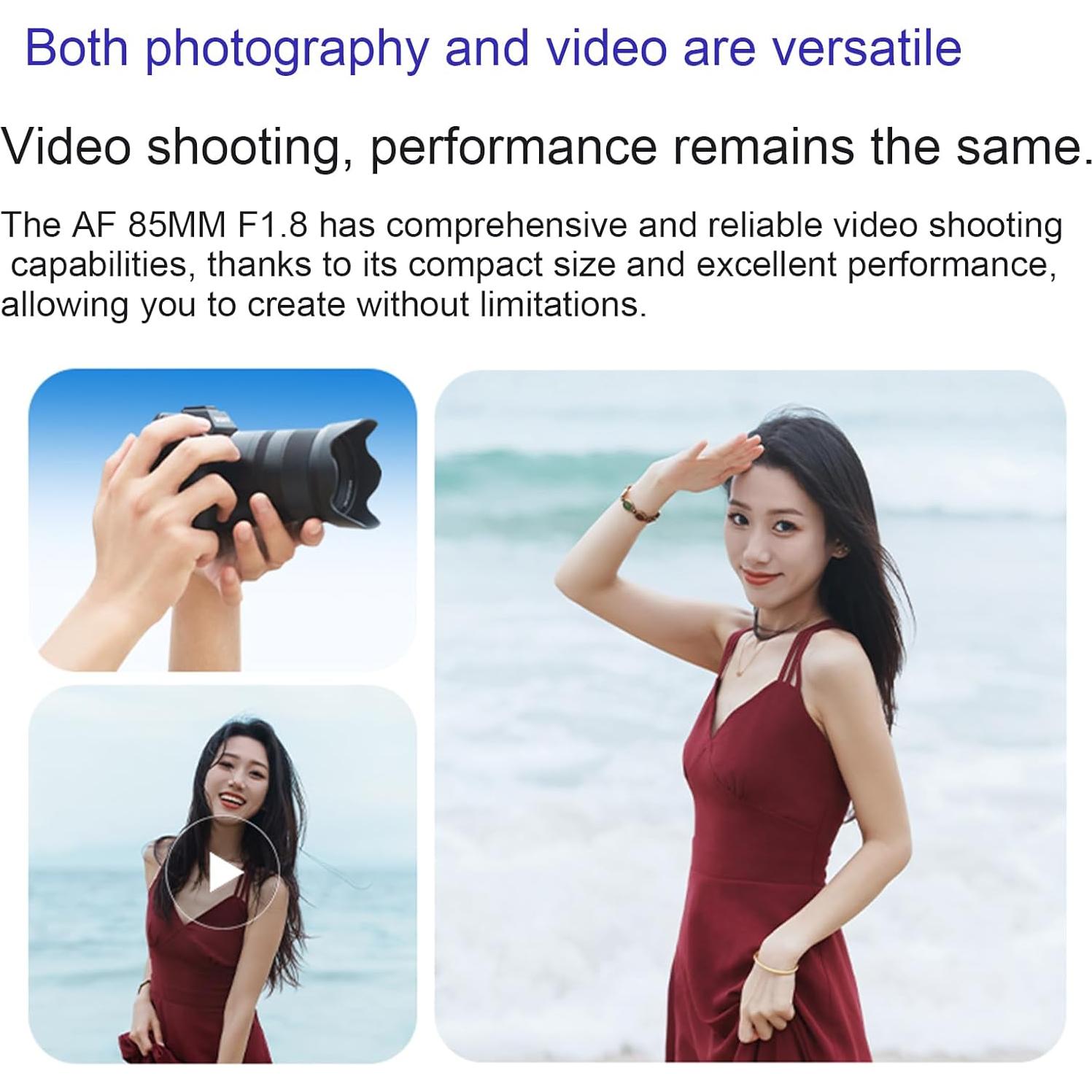 Lente 7artisans AF 85mm F1.8 para Nikon Z - Enfoque Automático