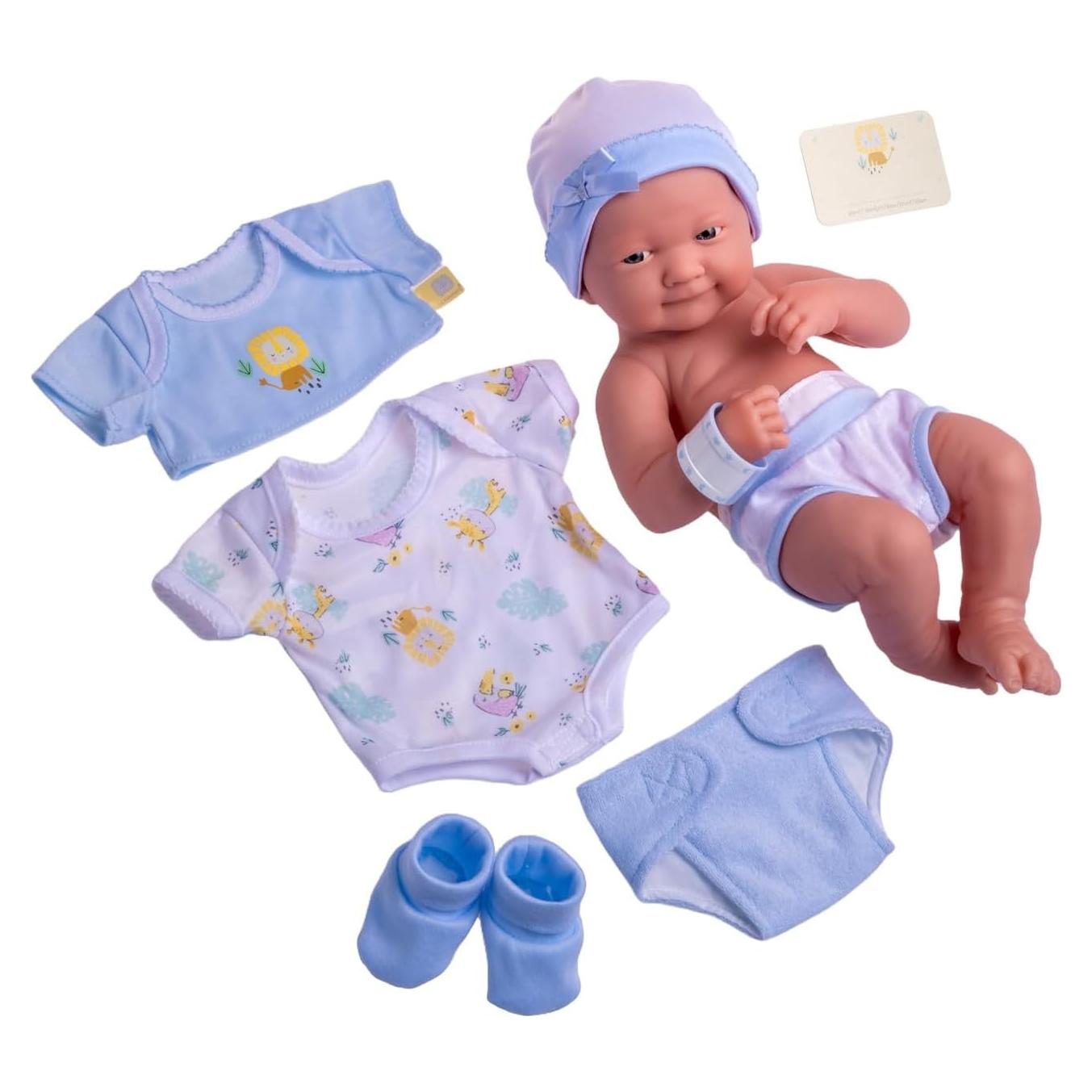 Muñeca de Bebé 14" (35,56 cm) con Accesorios | JC Toys