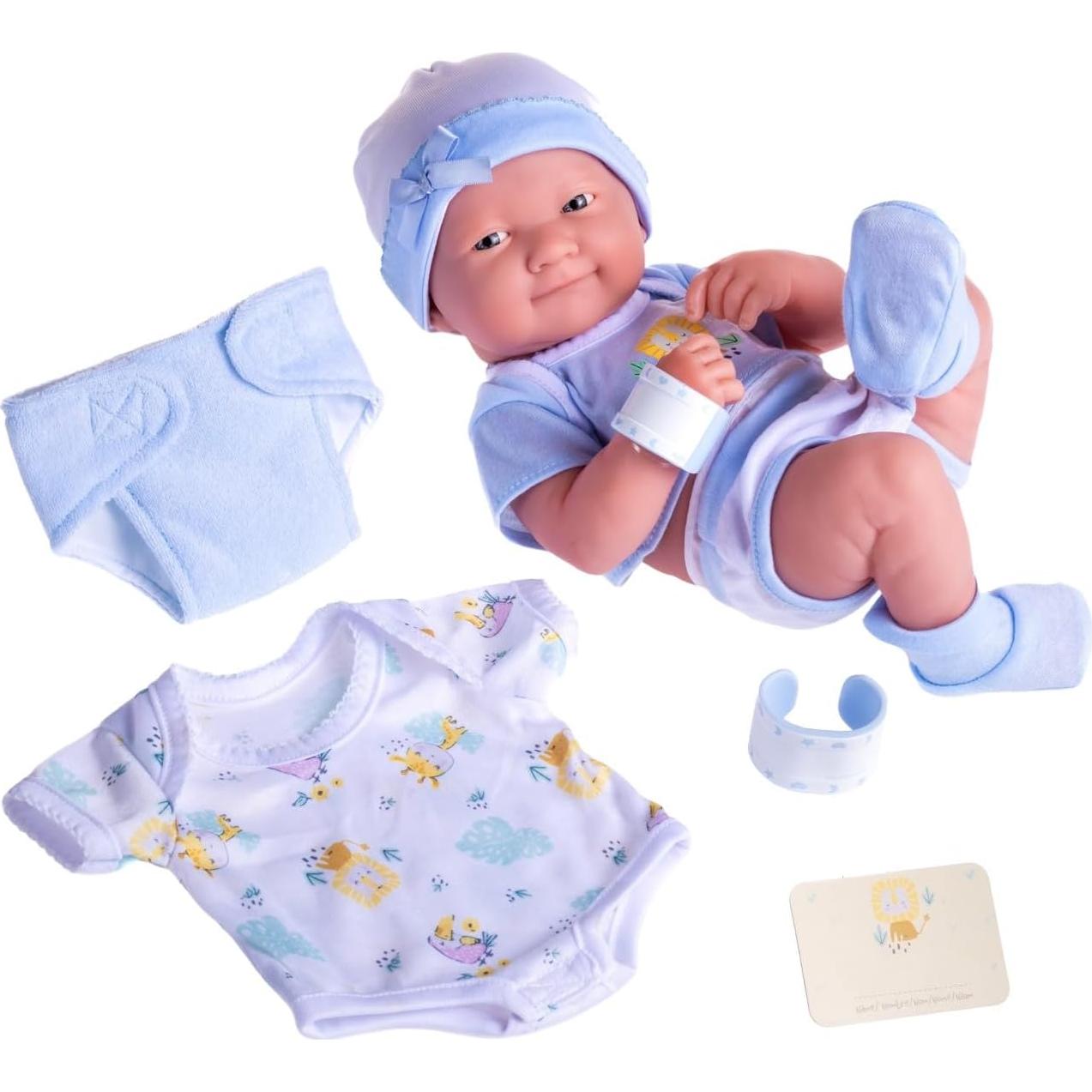 Muñeca de Bebé 14" (35,56 cm) con Accesorios | JC Toys