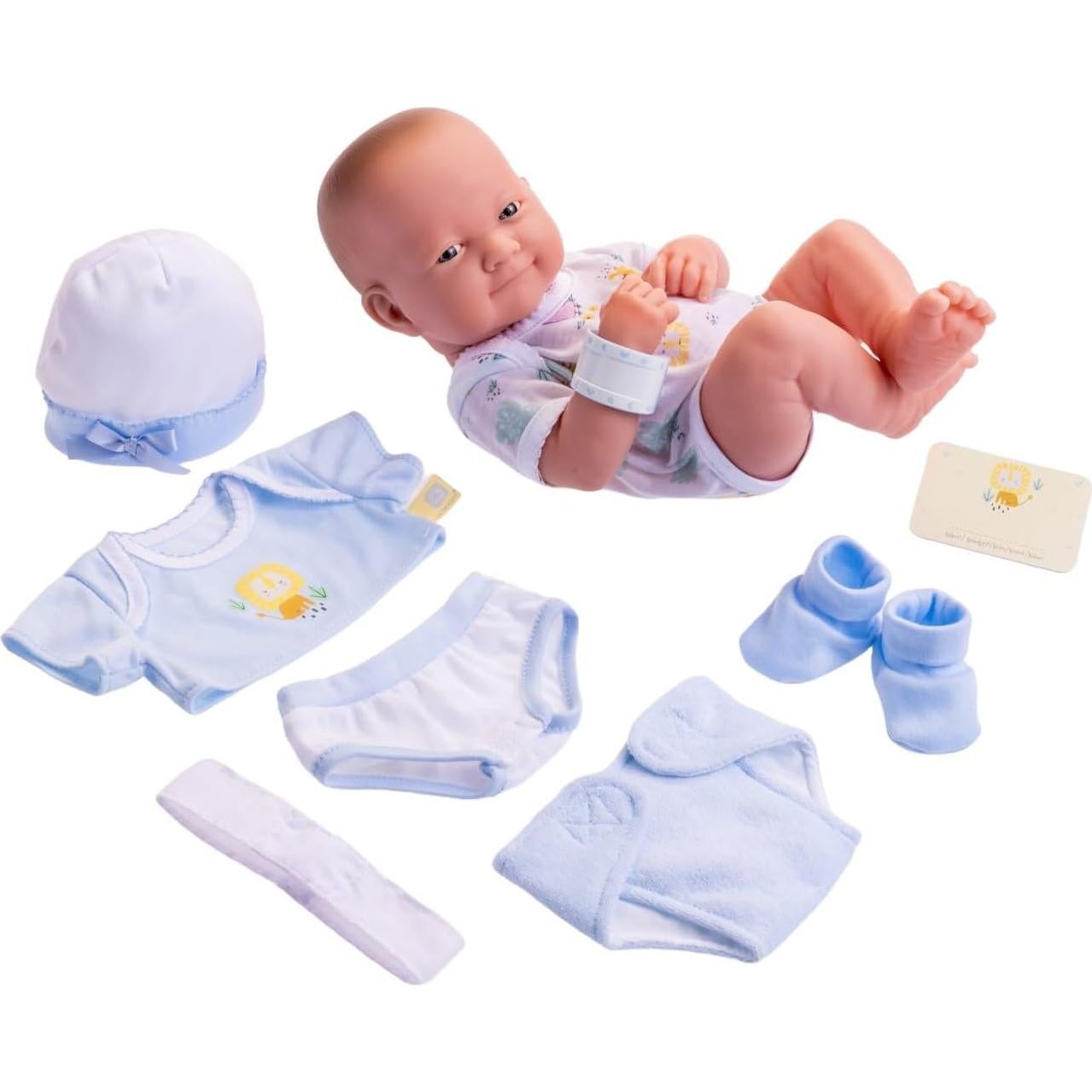 Muñeca de Bebé 14" (35,56 cm) con Accesorios | JC Toys