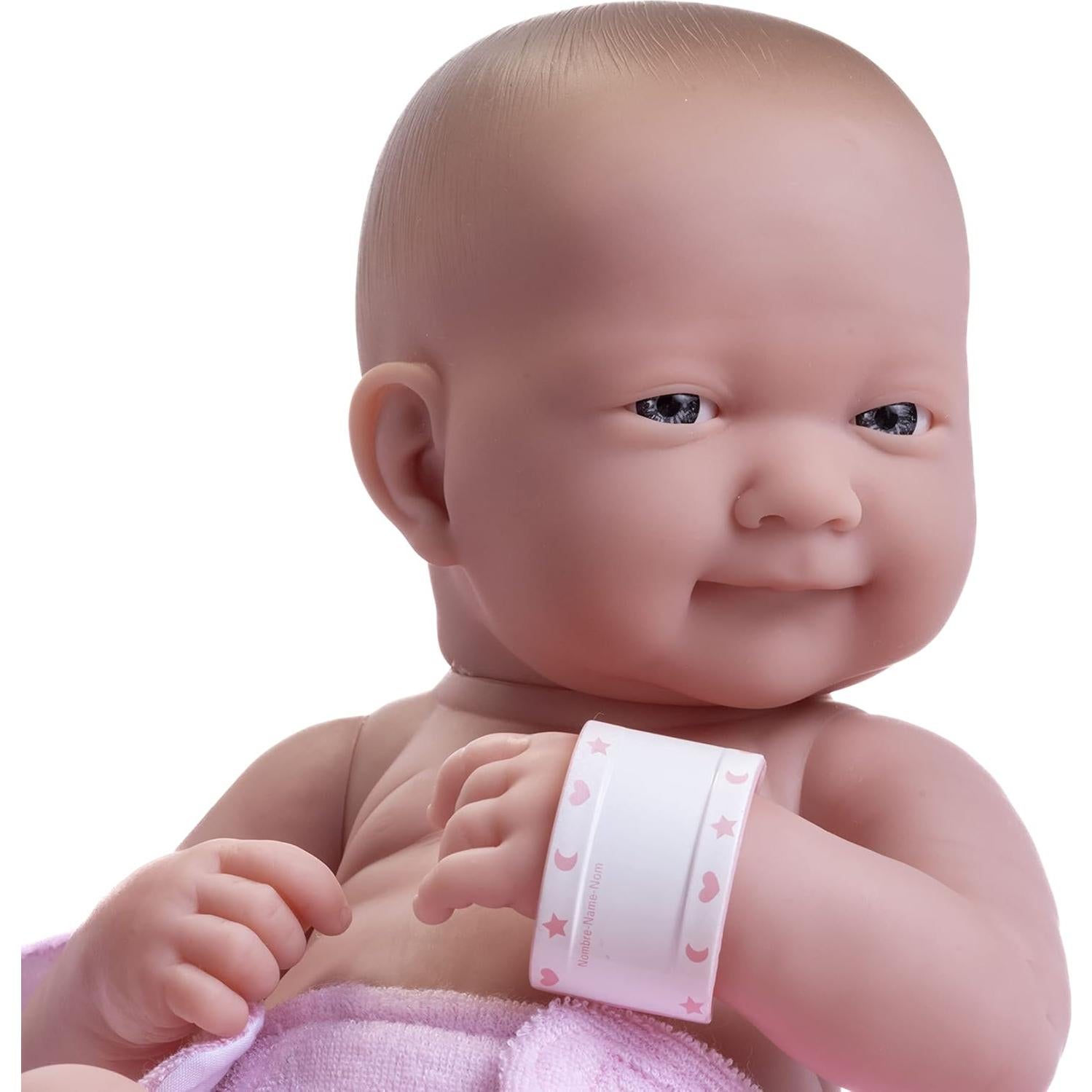 Muñeca de bebé 35.56 cm con accesorios - JC Toys La Newborn