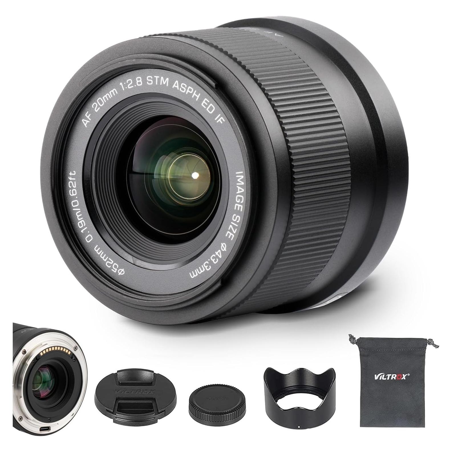 Lente Viltrox 20mm F2.8 Z-Mount para Nikon - Ultra Gran Angular