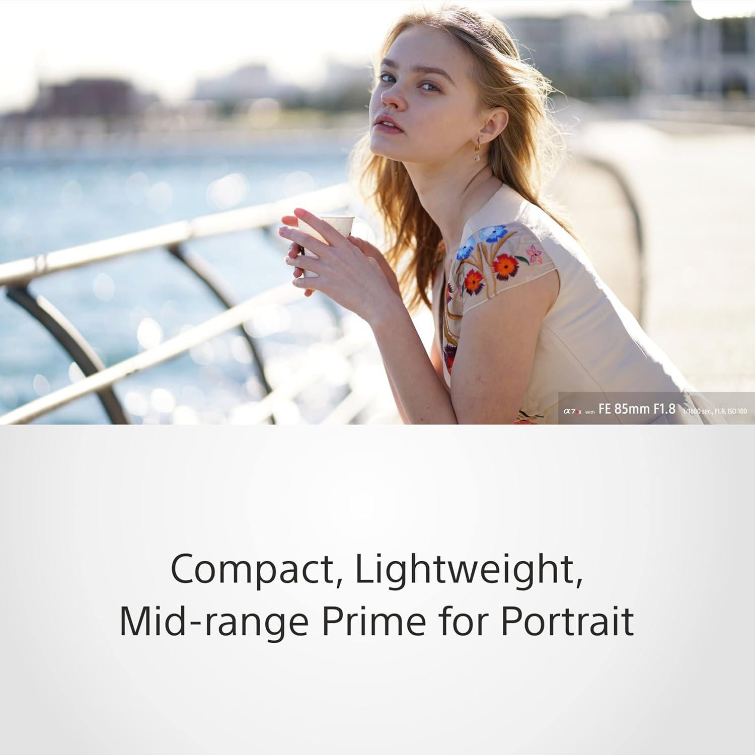 Lente Sony SEL-85F18 85mm F1.8 para Cámaras Montura E