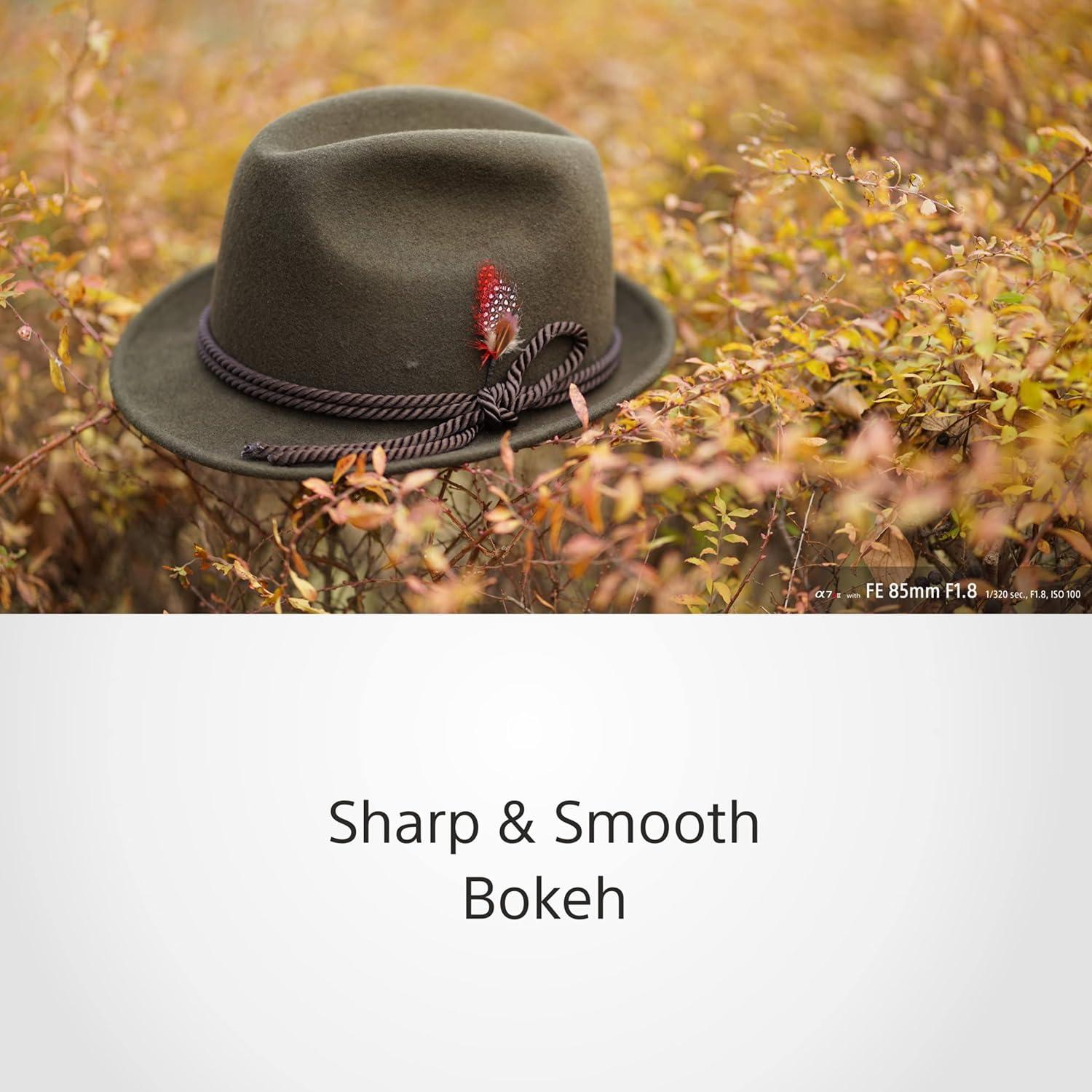 Lente Sony SEL-85F18 85mm F1.8 para Cámaras Montura E