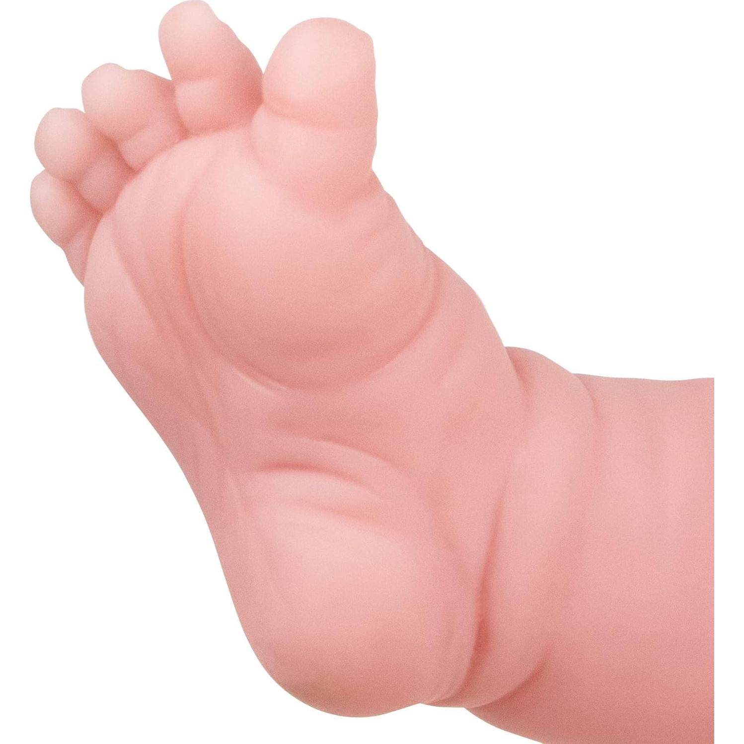 Muñeca Bebé Realista JC Toys 43 cm Lavable Rosa