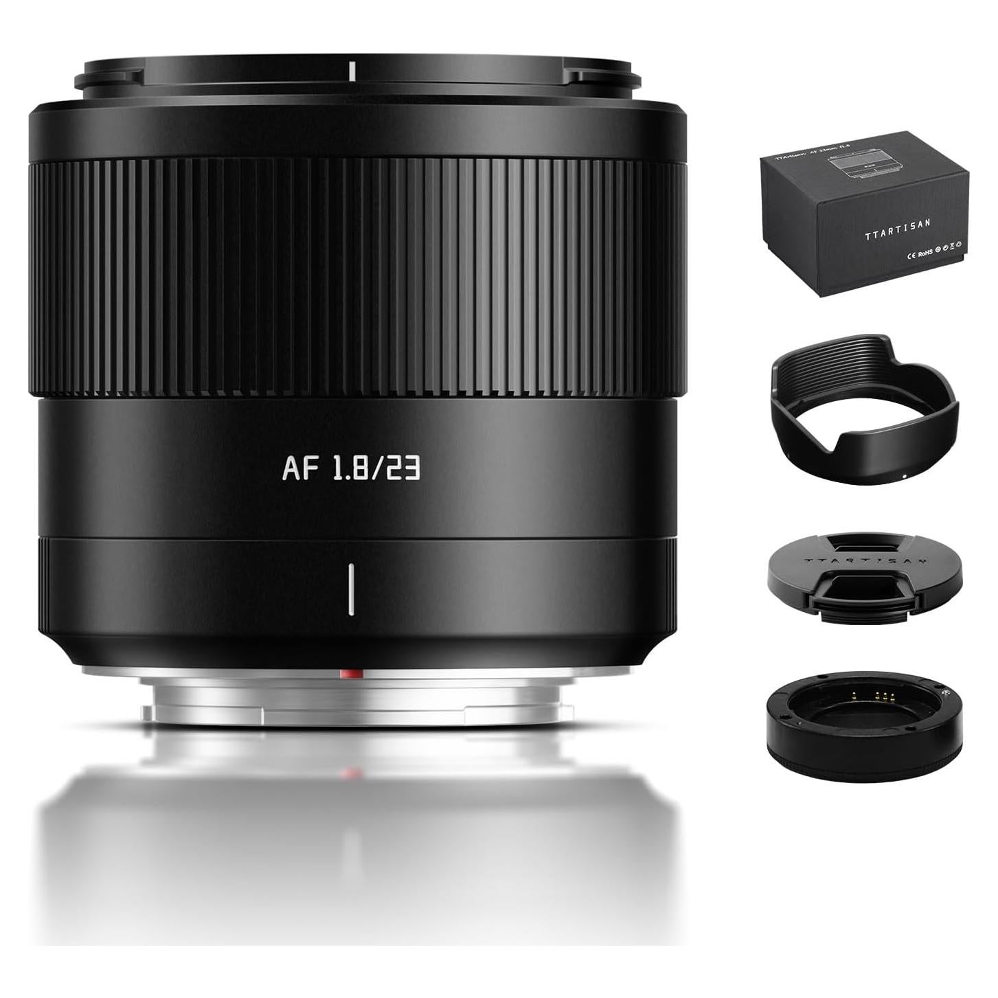 Lente Prime TTARTISAN 23mm F1.8 Montura X para Fuji