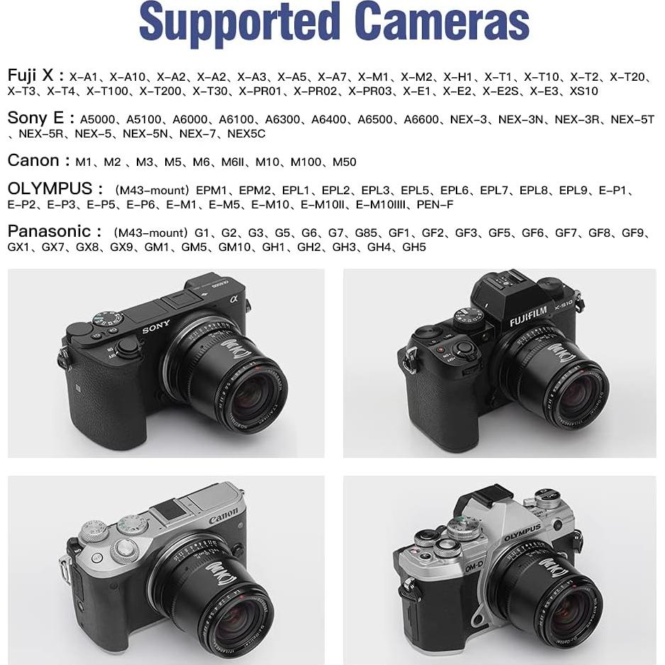 Lente TTArtisan 17mm F1.4 para Cámara Sin Espejo Montura E