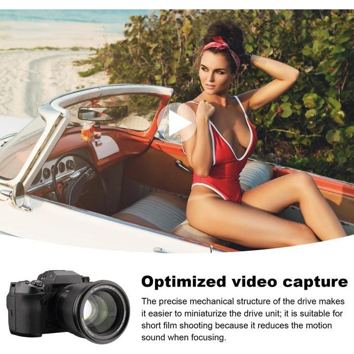 Lente Prime VILTROX 75mm f1.2 Montura Fuji X APS-C