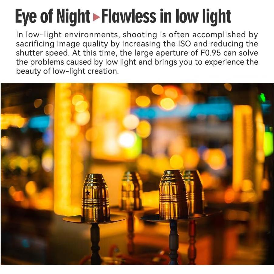 Lente TTArtisan 50mm F0.95 APS-C Enfoque Manual para Canon
