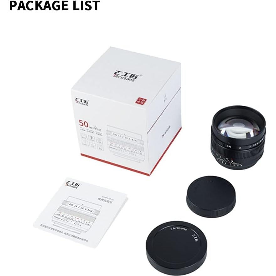 Lente Prime 7artisans 50mm F0.95 para Cámaras Sin Espejo M43
