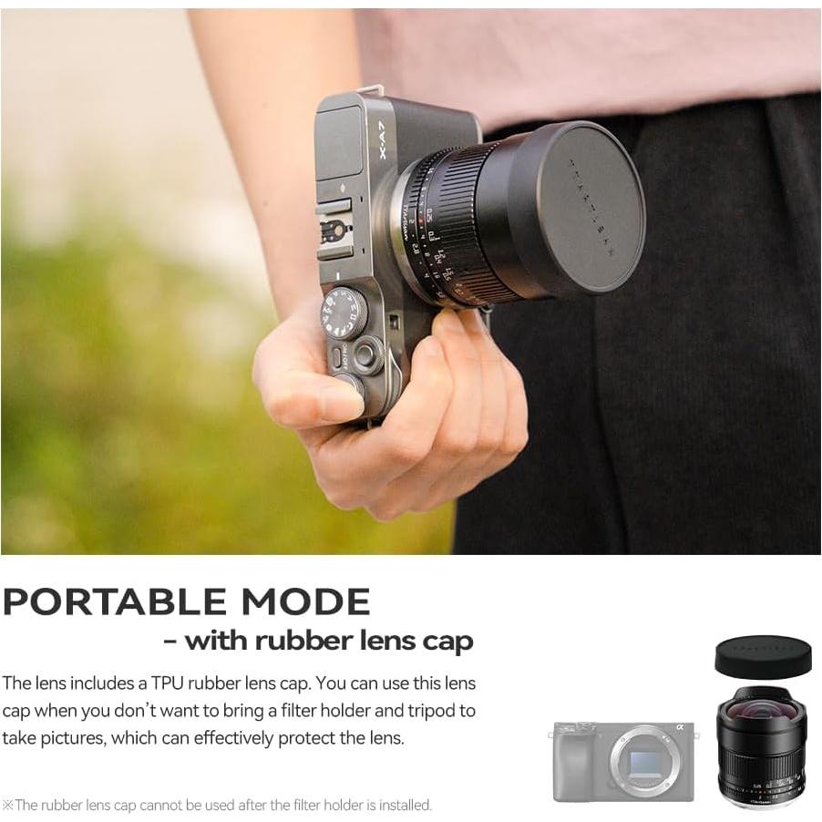 Lente Ultra Gran Angular TTArtisan 10mm F2 para Canon RF