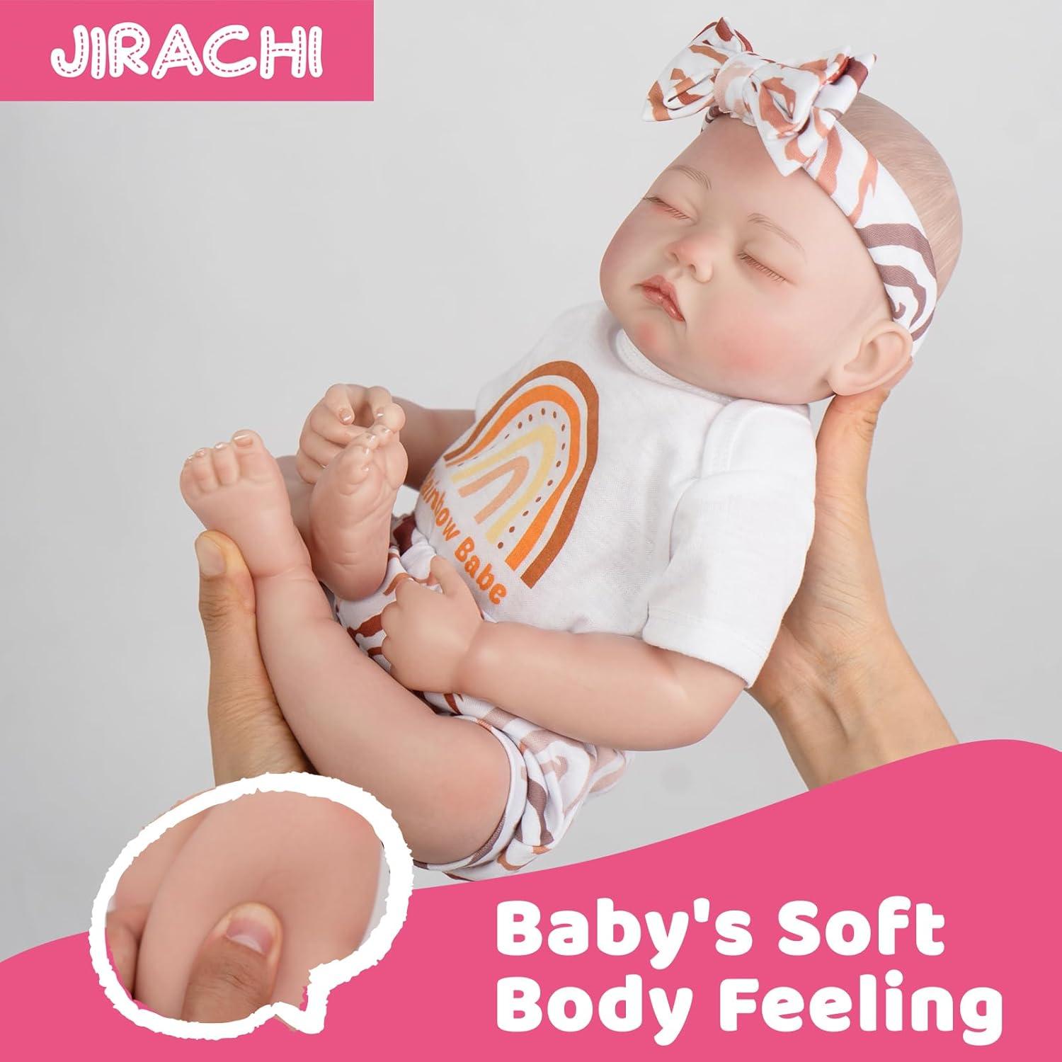 Muñeca Reborn Jirachi 46 cm Realista con Accesorios